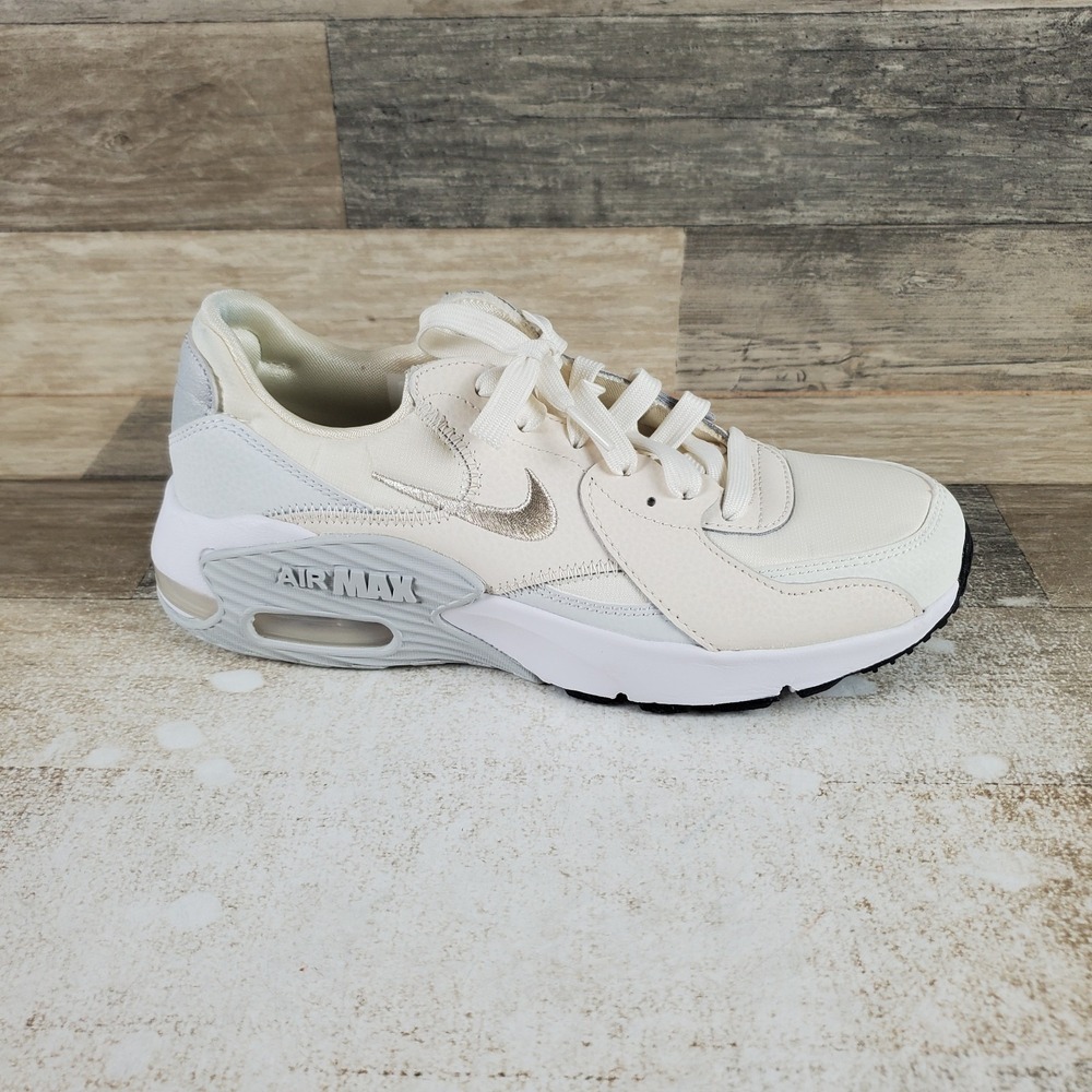 Nike Air Max Excee Womens Shoes Sz 8 Soft Pearl Running Lace Up Comfort Sneakers